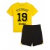 Tanie Strój piłkarski Borussia Dortmund Julian Brandt #19 Koszulka Podstawowej dla dziecięce 2023-24 Krótkie Rękawy (+ szorty)